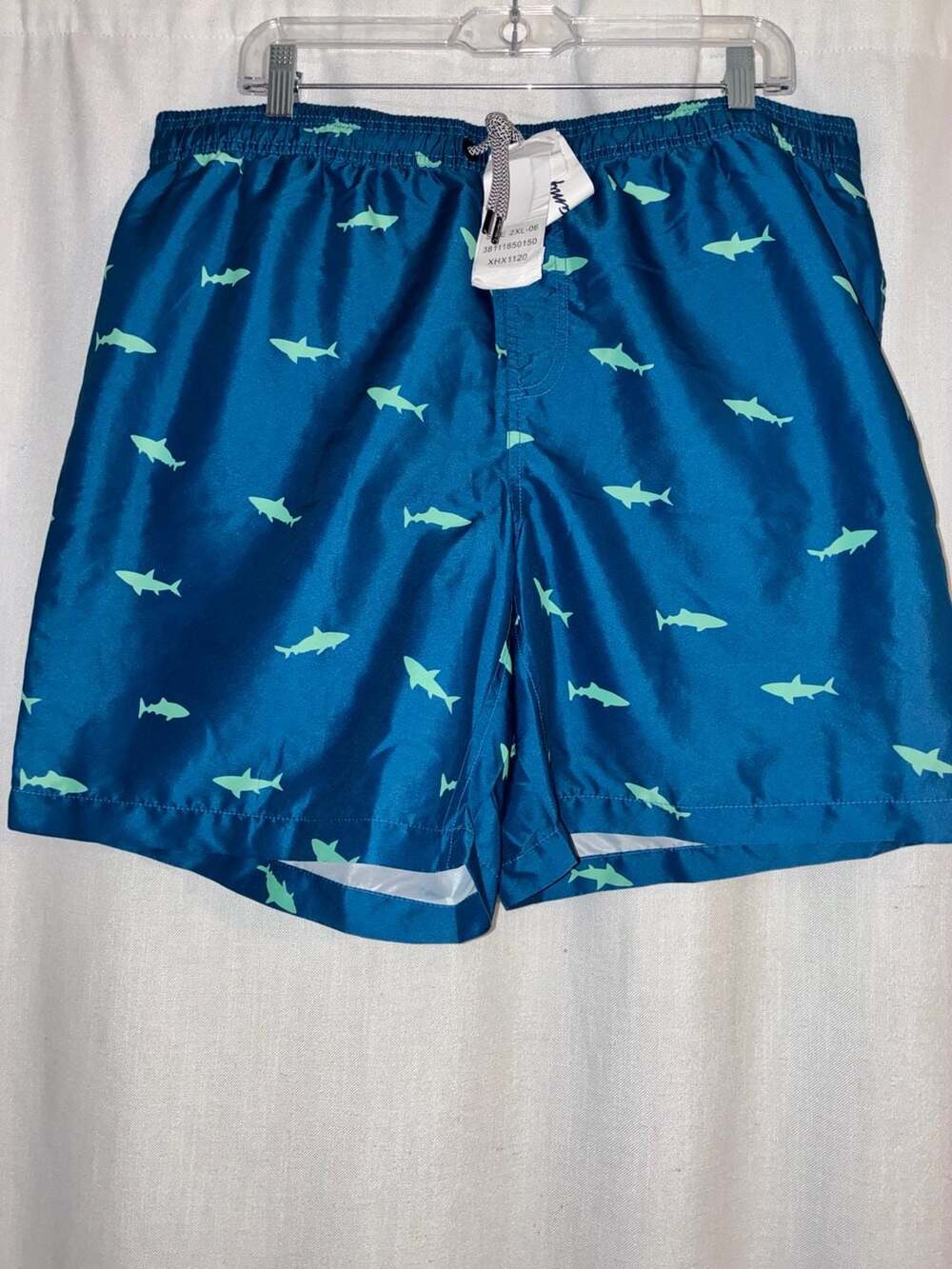 Maamgic Men's Shark Print Swim Trunks Size XXL